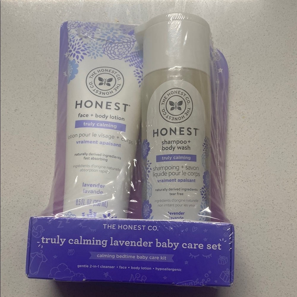 THE HONEST CO. Lavender Baby Care Set